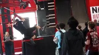 #80 Lone Star Ninja  - Bucket of Chalk Stage 2 Highlights - American Ninja Warrior Ninja Intensity