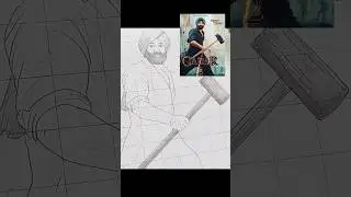 GADAR 2 Drawing Timelapse Video || Gadar 2 Drawing || Sunny Deol Drawing || Gadar 1 || Gadar 2