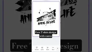 How to Make Anime T-Shirts for FREE (Canva)