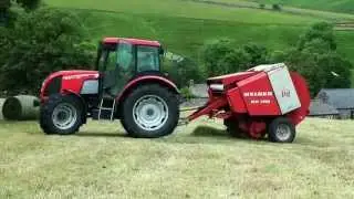 Fell Silage - Baling in Swaledale with Welger.