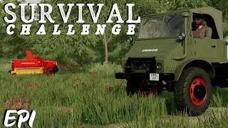 STARTING WITH $0 CAN WE SURVIVE AND THRIVE | Survival Challenge | Farming Simulator 22 - EP 1