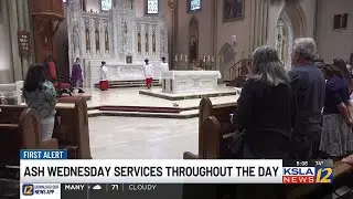 St. John Berchmans Church in Shreveport holds morning mass for Ash Wednesday