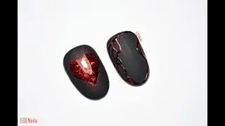 EDENails Red Heart Valentines Day Nails - Walentynkowe serce