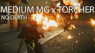 Helldivers 2 - MEDIUM MG x TORCHER - Torcher Loadout - No Death - Predator Strain - Super Helldive