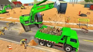 City Construction JCB Excavator 3D ! Offroad Construction Games 2022 !
