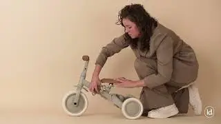 Little Dutch - 4 in1 Driewieler met Duwstang - Loopfiets - Balance Bike