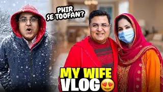 Phir Se Winter Storm Ka Khatra 🇺🇸| My Wife Vlog?😍Q&A 🎉