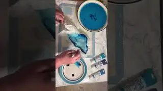 Rice Paper Ice Shards for a Frozen Cake! #shorts