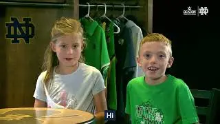 What's Better Than 1️⃣ Junior Irish Reporter? 2️⃣☘️ | Notre Dame Football
