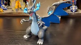 Jazwares Mega Charizard X Figure Review! #charizard #megaevolution #legendsza legendsz #jazwares