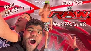 I got a picture with a WWE Superstar at Monday Night Raw! | WWE 2023 Draft Night 2