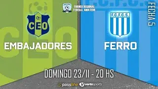 Embajadores 0-0 Ferro | Torneo Regional 25/26 | Fecha 5