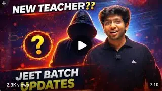 New teacher for mission JEET || Mission JEET Updatet🔥🔥