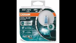 osram color blue intense 5000k H7 test