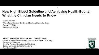 MonteHeart Grand Rounds  w/Keith C Ferdinand, MD, FACC, FAHA, FASPC, FPCNA (hon.) 02.03.2026