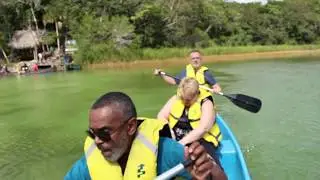 Kayaking Punta Laguna the monkey sanctuary near Coba