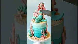 Coral Princess Mermaid Cake &ndash; Ocean Fantasy You Can&rsquo;t Resist! 🧜&zwj;♀️✨