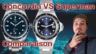 Comparaison: Charlie Paris Concordia VS Yema Superman Heritage Blue
