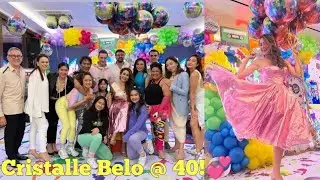 Vicki Belo & ex hubby Atom Henares PRESENT @ Cristalle Belo 40th BIRTHDAY w/ HAYDEN Ko Modern Family