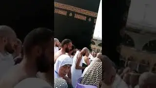The most beautiful sight kaba sharif close  view. Masjid Al Haram Makkah. Qaba Makkah