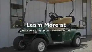 Электрический гольф-кар PDS Street-Ready E-Z-GO 2007 года, зеленый