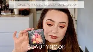 Huda Beauty Coral Obsessions Makeup Look | Beautynook