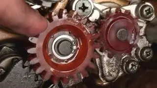 XV 250 Virago - Troca das engrenagens da bomba de óleo e discos da embreagem
