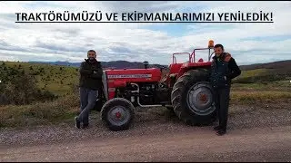 TRAKTÖRÜMÜZÜ VE EKİPMANLARIMIZI YENİLEDİK!!  -  MASSEY FERGUSON 255 T ve DİĞERLERİ