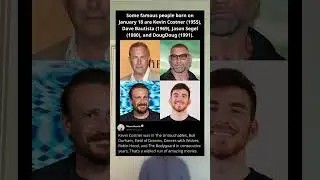 Some famous people born on January 18 are Kevin Costner (1955), Dave Bautista (1969), Jason Segel