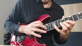 Thrash metal shred guitar solo XII