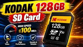 KODAK Memory Card 128GB Unboxing & Review | Speed Test, Performance & Storage Check