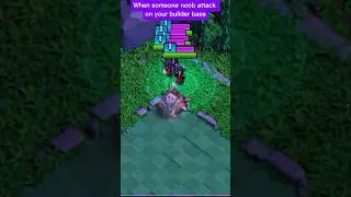 When someone noob attack on your builder bass 😂🤣  #clashofclans #coc #supercell #cocshorts