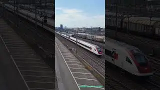 SBB ICN und SBB Re 450 bei Z&uuml;rich Altstetten  | Kanton Z&uuml;rich | Schweiz 2023 / #shorts