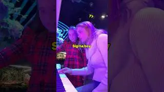 Sigma boy piano😂#piano #publicpiano #music #kids #sigmaboy #pianosolo #song #pianocover #sing