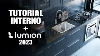 Como Criar um Render INTERNO REALISTA no Lumion 2023 + Lumion 2023 | Tutorial completo