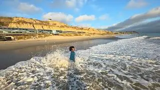 Baby Omar & the Happy Ocean | San Clemente State Beach Camping