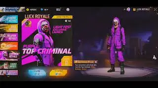 purple criminal bundle kitna daimand lgega new event free fire🔥 in luckroyal free fire🔥