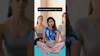 That one person in Yoga Class 😭 #deeshaumesh #relatable #comedy #funny #viral