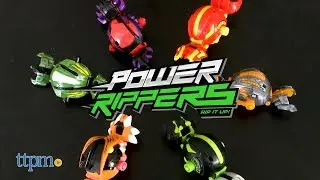 Power Rippers Alpha Metal, Max Force, A-1 Attacker, Tiger Shark & Black Widow from Jakks Pacific