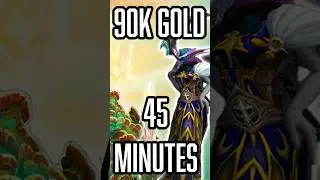 90,000 Gold Every 45 Minutes #worldofwarcraftguide  