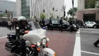 Chief Gates Funeral Procession