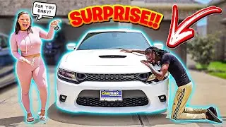 SURPRISING MY BOYFRIEND WITH HIS DREAM CAR!! *HE CRIES*