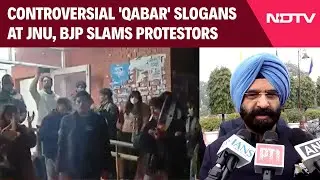 JNU Protest News | Controversial 'Qabar' Slogans At JNU After SC Denies Bail to Umar, Sharjeel