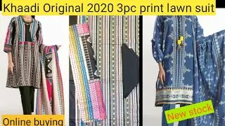 Orignal Khaadi 2020 Printed lawn 3pc suit | New stock