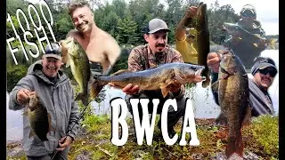 Рыболовный поход в отдаленные районы заповедника Boundary Waters Canoe Area