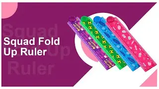 Squad Fold Up Ruler (Multicolour) |  | 30 inch  | Unbreakable Foldable & Adjustable Scale