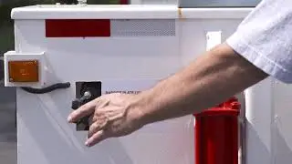Mobile Vehicle Barrier Being Deployed For Special Events