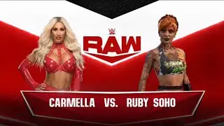 WWE 2K22 CARMELLA VS RUBY RIOT WINNER GET LAST SPOT IN ELIMINATION CHAMBER