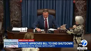 Senate passes funding bill to end government shutdown