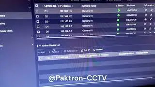 Adding IP Camera to Hikvision NVR